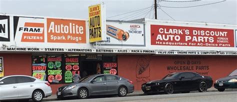 Clark's discount auto parts bellflower - in Car Dealers, Auto Parts & Supplies, Used Car Dealers. Reach out to other businesses. This business has not enabled messaging on Yelp, but you can still contact other businesses like them. Start request. Phone number (562) 281-9413. Get Directions. 17427 Clark Ave Bellflower, CA 90706.